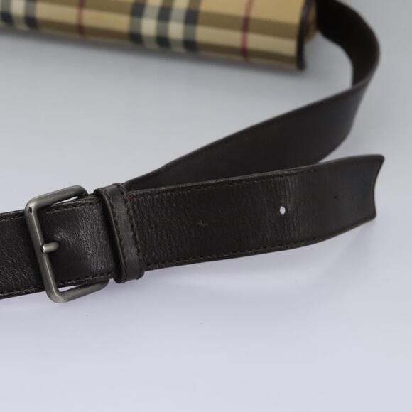 Burberry Nova Check Shoulder Bag Pvc Beige Brown - Picture 8 of 16